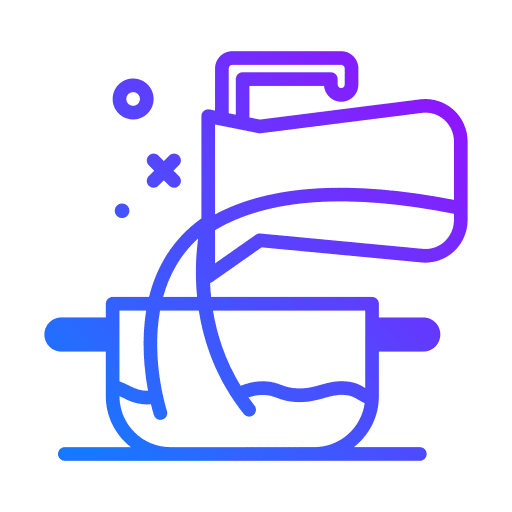 Water pour liquid cooking icon Water pour liquid cooking icon