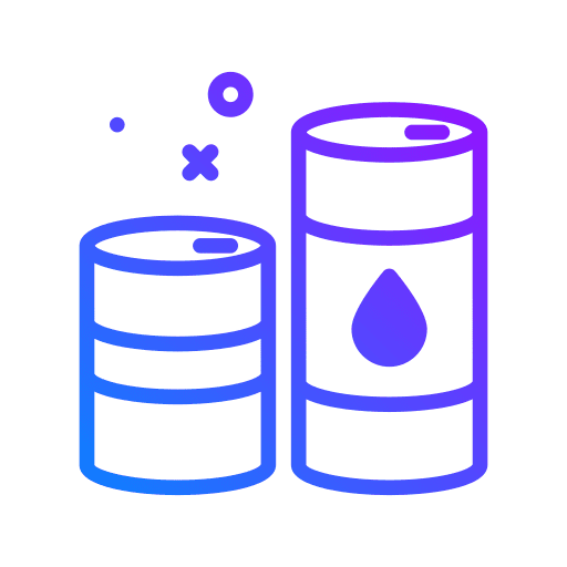 Barrels contamination industry oil barrel icon
