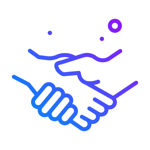 Deal partnership handshake shake hand deal icon