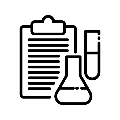Medical lab database world medical icon