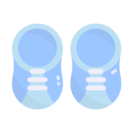 Baby shoe baby shoe baby shower male icon