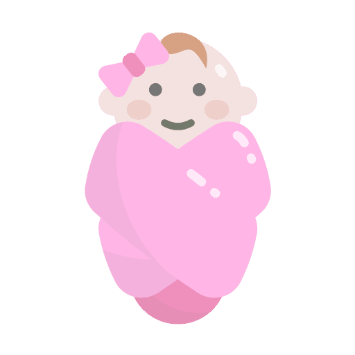 Baby girl infant babies kid and baby icon Baby girl infant babies kid and baby icon