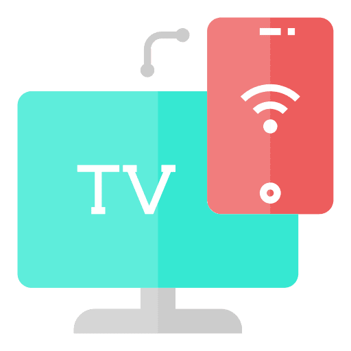 Smart tv electronics smart tv remote control icon