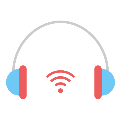 Earphone electronics music and multimedia enable sound icon Earphone electronics music and multimedia enable sound icon