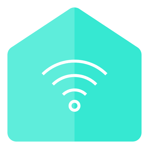 Smart home real estate smart house wifi icon Smart home real estate smart house wifi icon