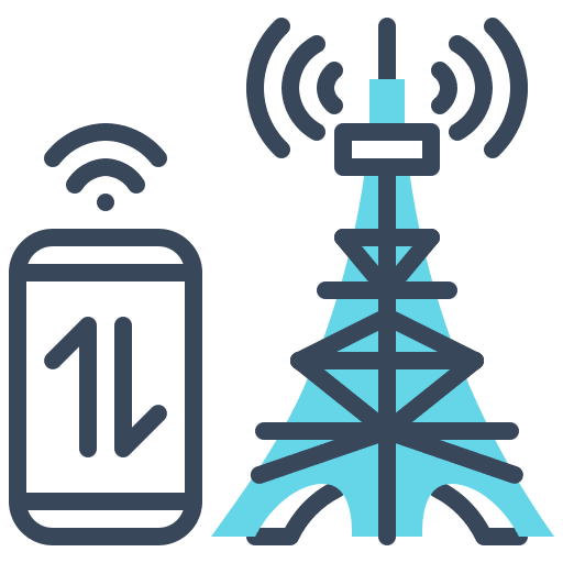 Antenna communications radio antenna icon