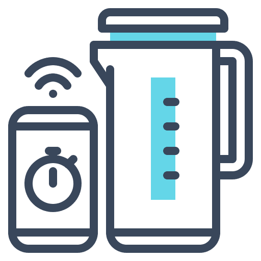 Kitchen electronics pot setting icon