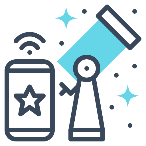 Telescope telescope application mobile icon