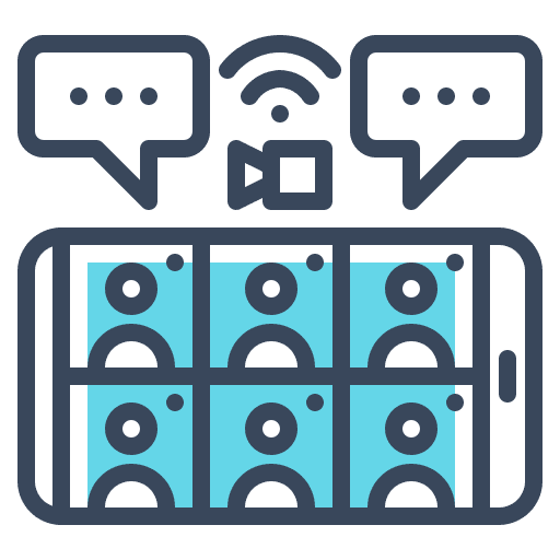 Video call smart meeting video call icon