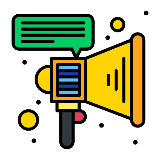 Megaphone seo social media marketing digital marketing icon Megaphone seo social media marketing digital marketing icon