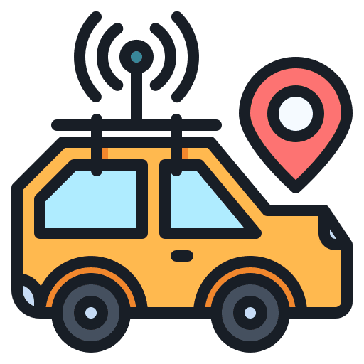 Car control self driving remote icon