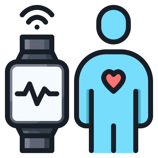 Smartwatch measurement iot wireless icon