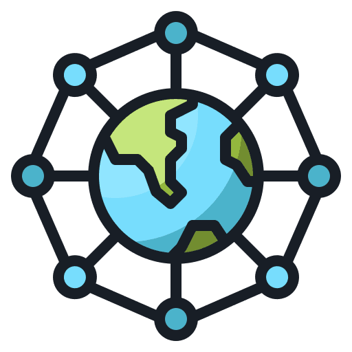 Network internet of things connection internet icon