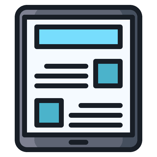 News smart internet of things online icon