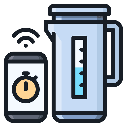 Kettle smart iot electronics icon