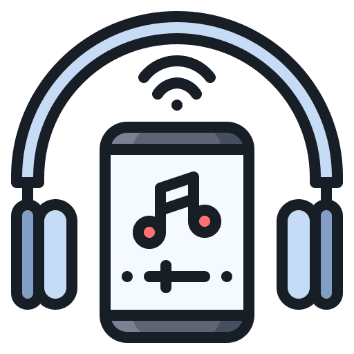 Music listen smart online icon