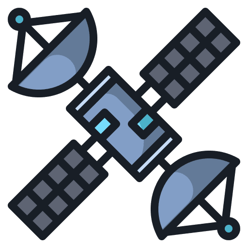 Satellite satellite wireless radio icon