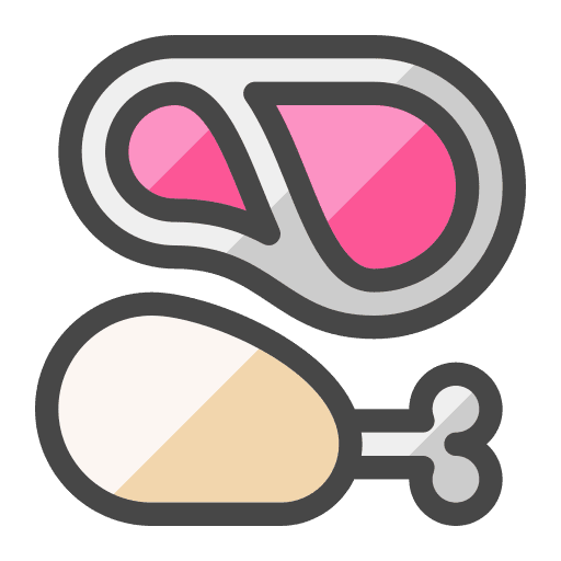 Meat meat food eat icon