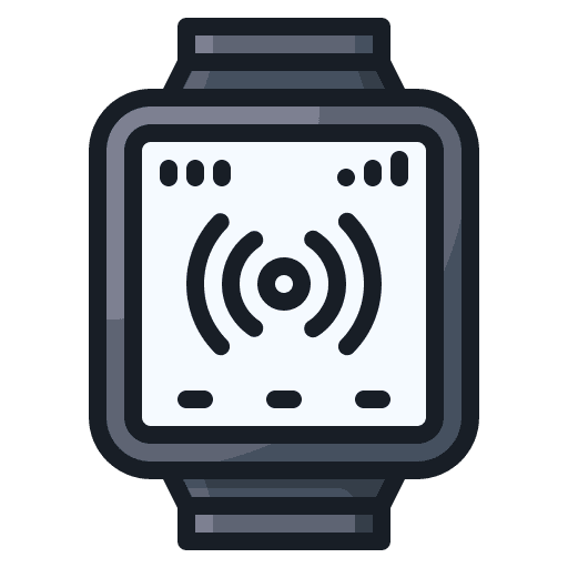 Smartwatch wireless electronics technology icon