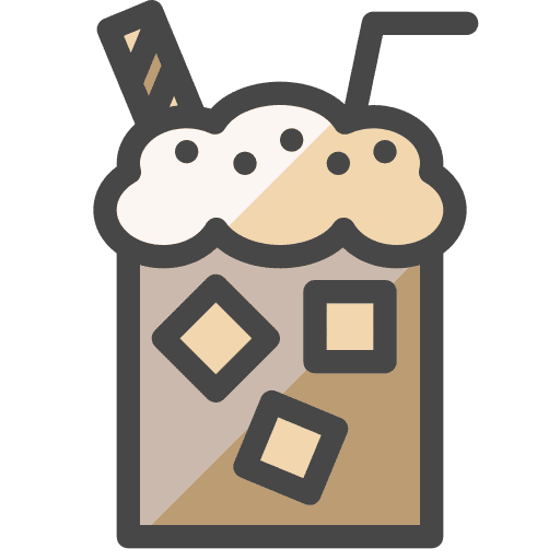 Chocolate sweet drink beverage icon