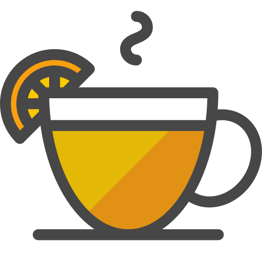 Hot lemon tea food and restaurant beverage hot icon