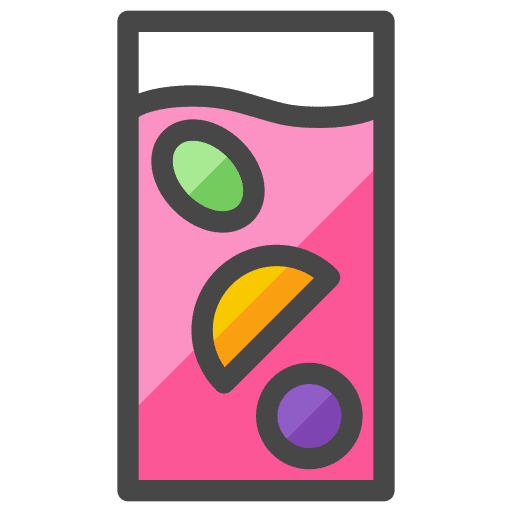 Punch fruit slice fresh food and restaurant icon
