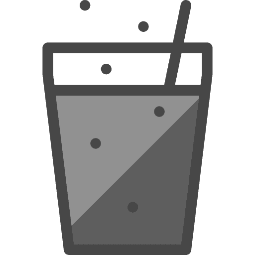Glass soda soft drink glass icon