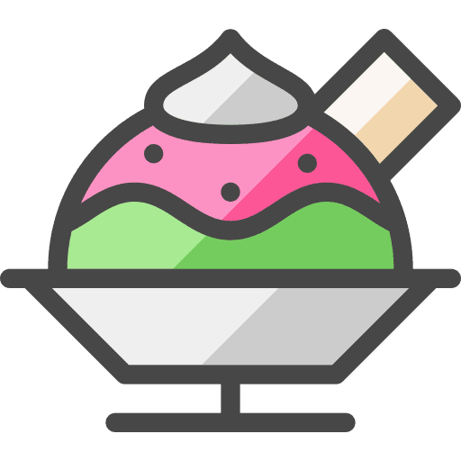 Ice cream eat delicious dessert icon