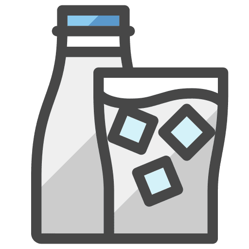 Milk bottle protein fresh drink icon