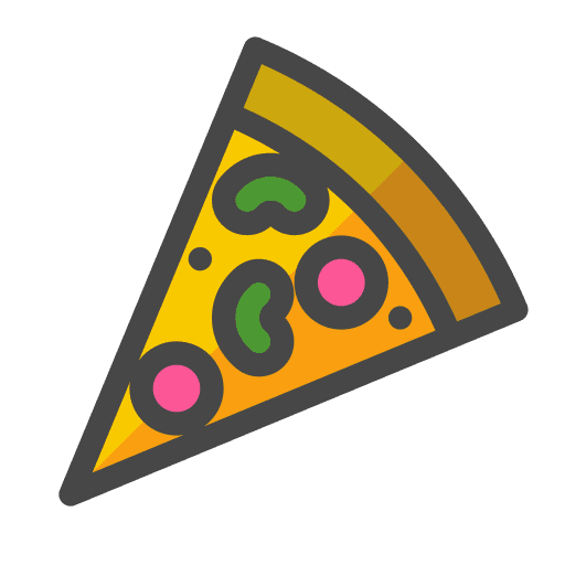 Pizza slice pizza slice food and restaurant dish icon