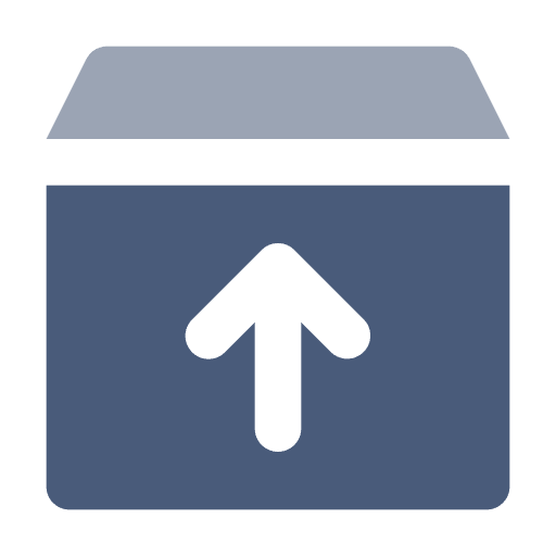 Box packaging box shipping and delivery icon