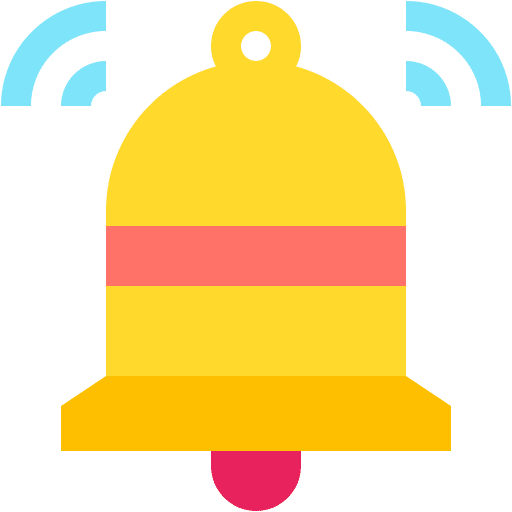 Notification bell alarm ui ring icon
