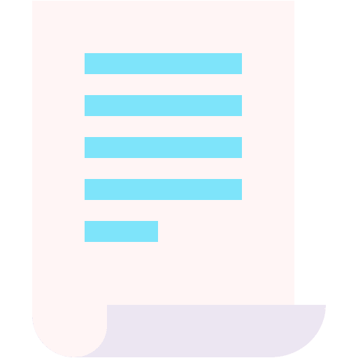 Paper bill sheet file paper bill icon