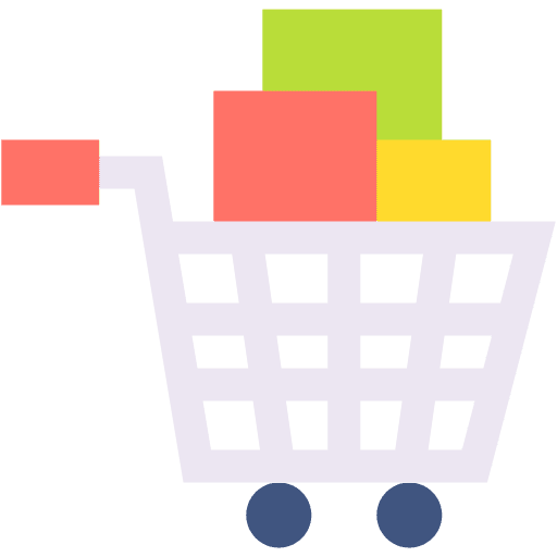 Shopping cart buy purchase procurement icon