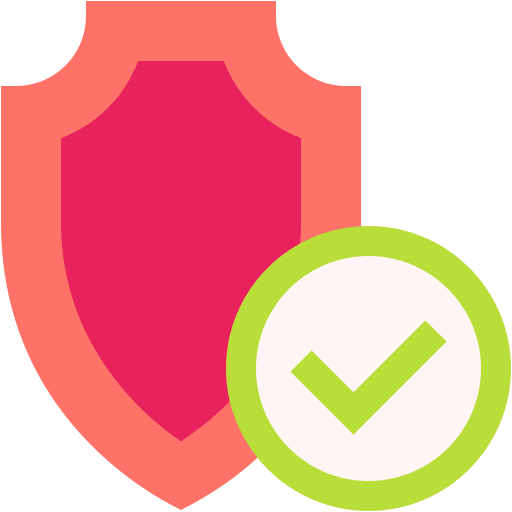 Verified verified security shield icon