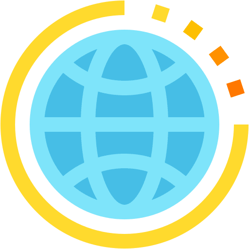 Worldwide world map globe internet icon Worldwide world map globe internet icon