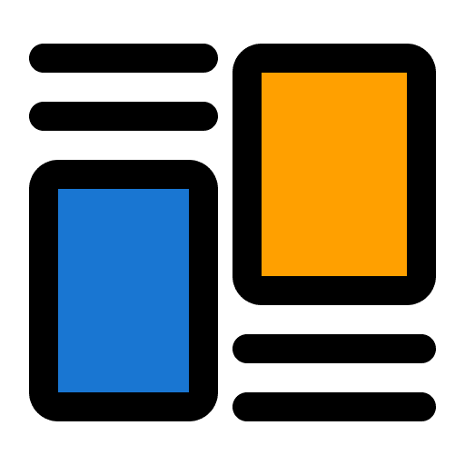 Layout ui web design layout icon