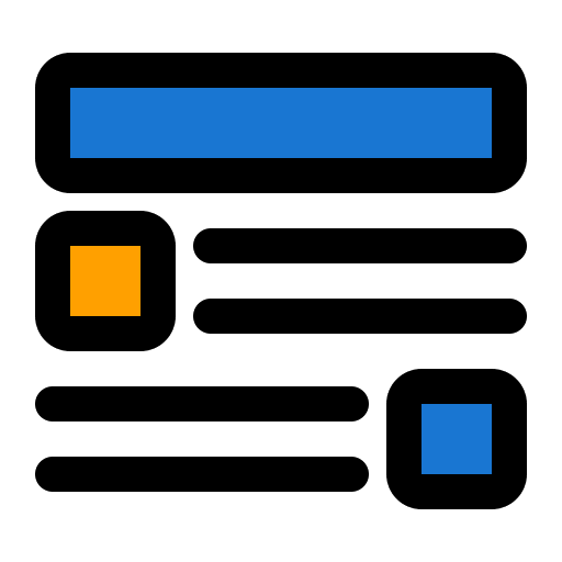 Layout ui web page layout icon