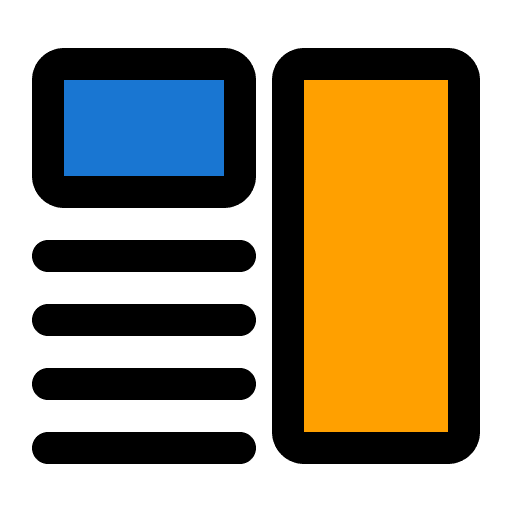 Layout ui web page user interface icon