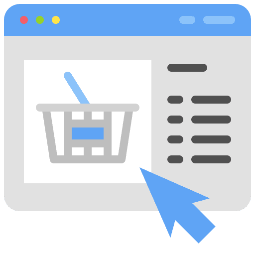 Selection ecommerce select product icon