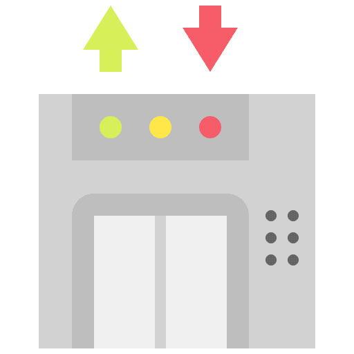Elevator down arrow elevator door icon Elevator down arrow elevator door icon