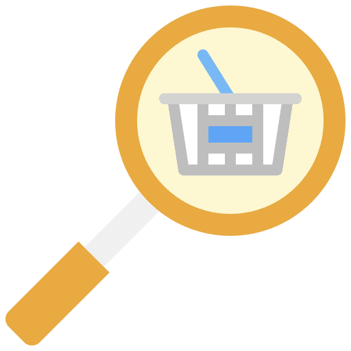 Online search online search magnifying glass supermarket icon Online search online search magnifying glass supermarket icon