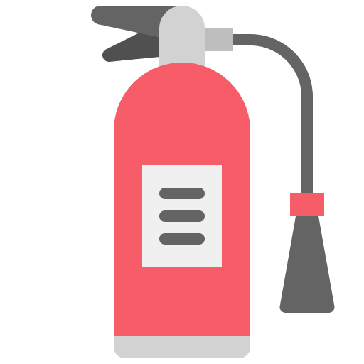 Fire extinguisher safety firefighting emergency icon Fire extinguisher safety firefighting emergency icon