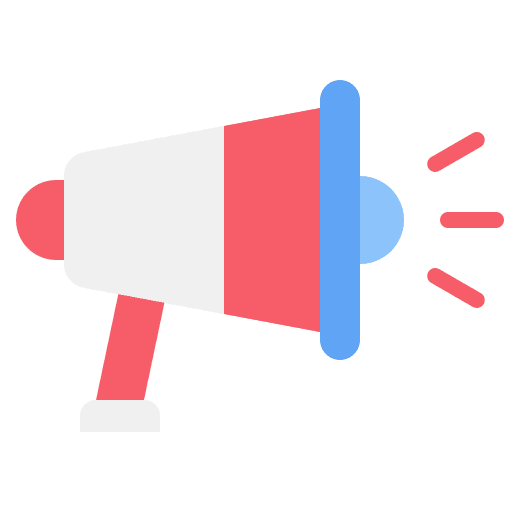 Megaphone advertising announcement protest icon Megaphone advertising announcement protest icon