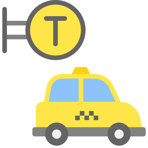 Taxi stop cab taxi stop vehicle icon Taxi stop cab taxi stop vehicle icon