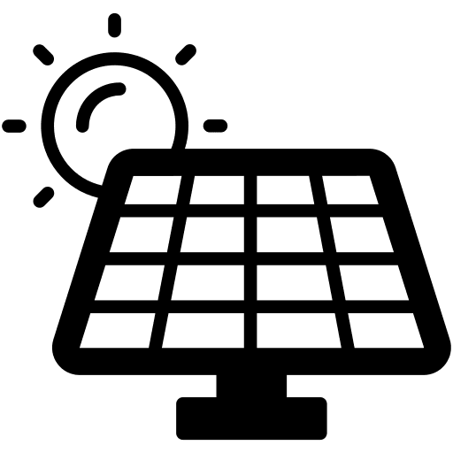 Solar panel power solar energy ecology and environment icon Solar panel power solar energy ecology and environment icon
