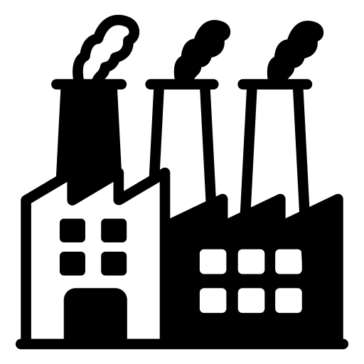 Industry production branch industrial icon Industry production branch industrial icon
