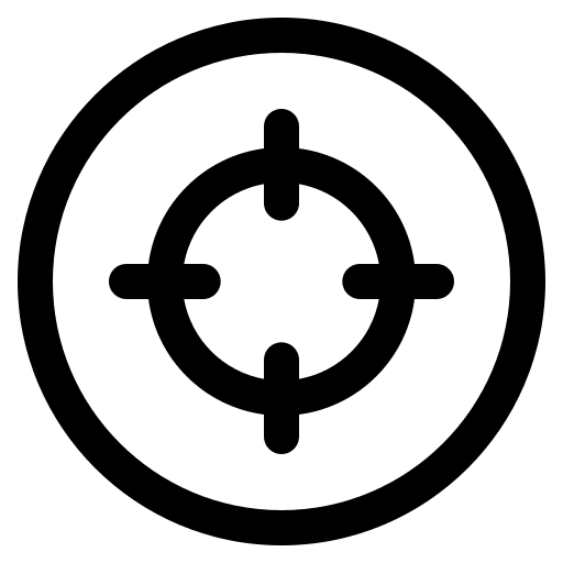 Target interface calibrate edit tools icon