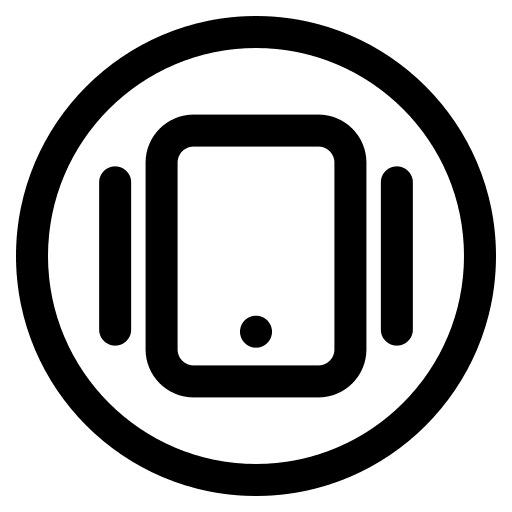 Vibration mobile phone user interface mode icon