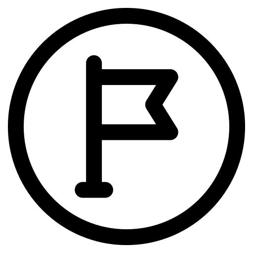 Flag important ui tag icon